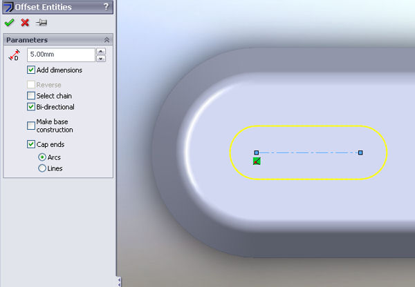 Generating slots using a single line