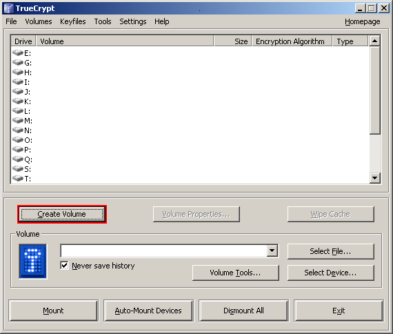 Truecrypt creates a virtual encrypted disk
